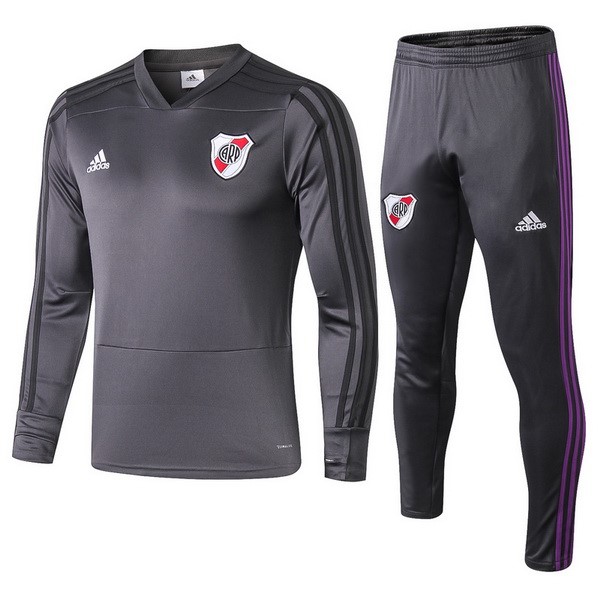 Trainingsanzug River Plate 2018-19 Grau Fussballtrikots Günstig